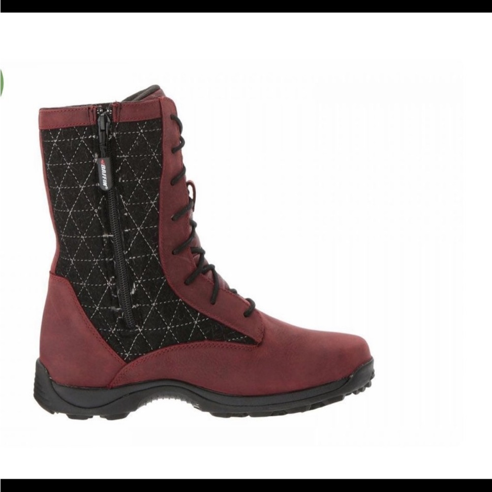 New Baffin Alpine Dark Red Snow/winter Boots Ladies size 10